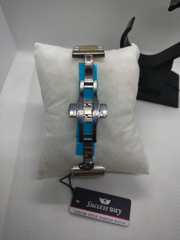 MEN'S SCSS WY DATE ADJUST CHORONOGRAPH TWO TONE CHAIN WITH GREEN DIAL