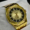 MEN'S ADMRS PGT ROYAL OAK DATE ADJUST GOLDEN CHAIN WITH GOLDEN DIAL