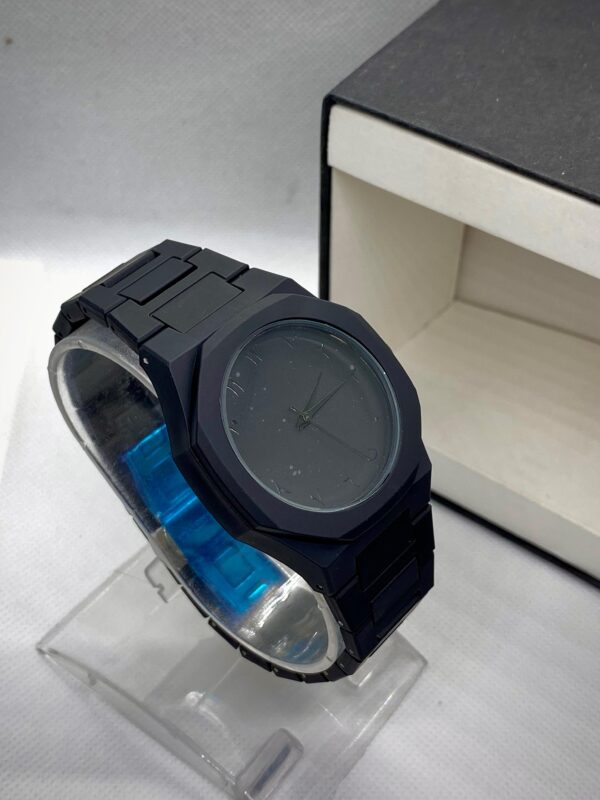 MEN'S ARABIC AURA BLACK CHAIN WITH BLACK DIAL